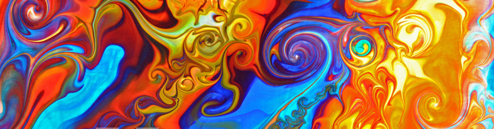 bright colorful swirls
